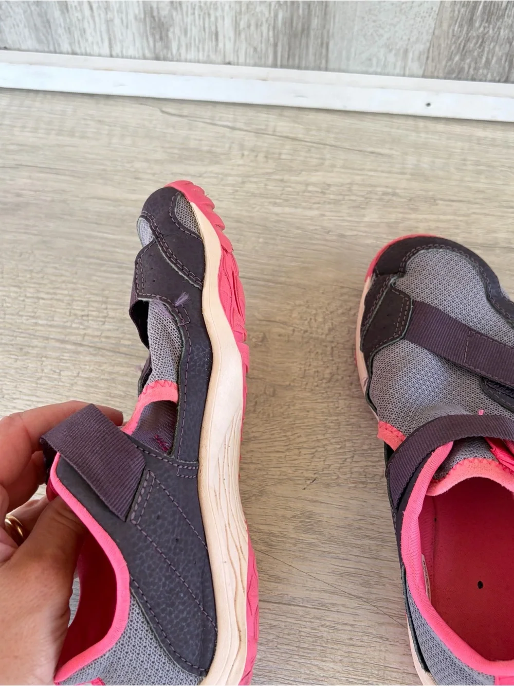 Merrell Kids Hydro Quest Sandals Pink Purple Girls Youth 1 Summer Water Shoes